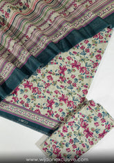 Bin Saeed Printed Lawn Collection'25 Vol-01 D-10